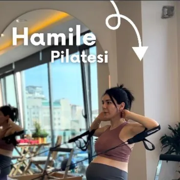 Fem'n House stüdyosunda hamile pilatesi seansı