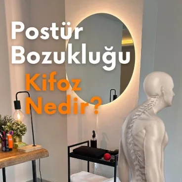 Postür bozukluğu ve kifoz bilgilendirme görseli